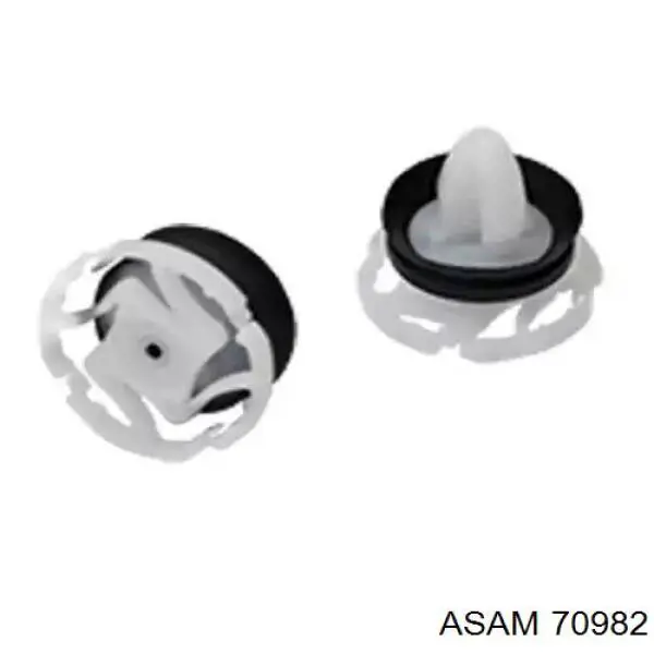 Pistón de fijación del revestimiento de la puerta Asam 70982 precio, desde 0,72 EUR