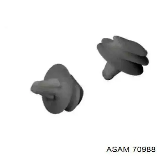 70988 Asam clips de fijación de moldura de puerta