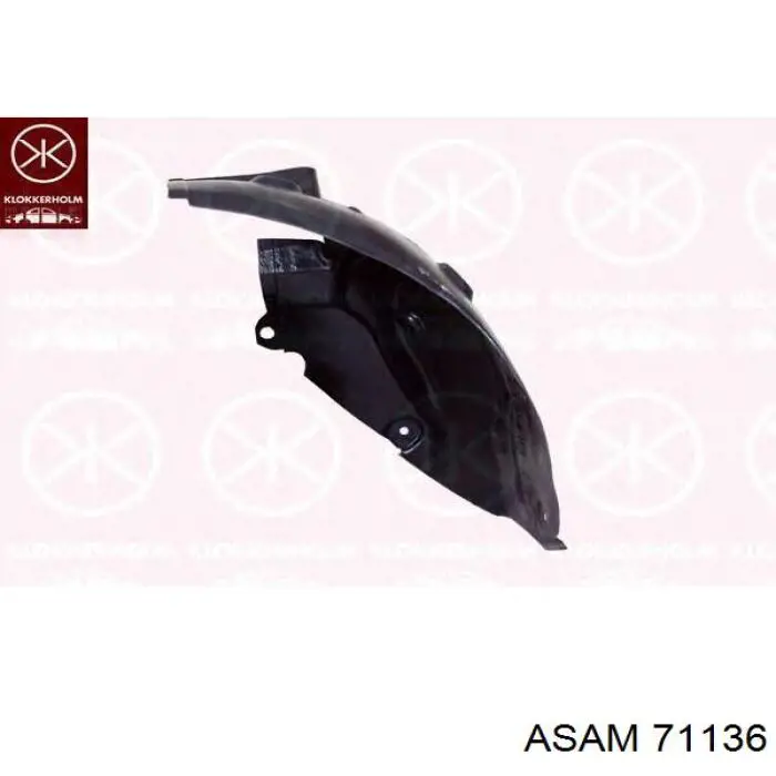 Comprar 71136 Asam Guardabarros interior trasero derecho del guardafango delantero
