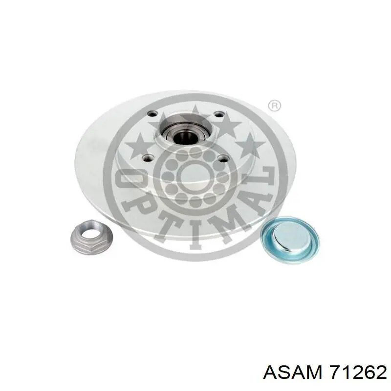 Comprar 71262 Asam Disco de freno trasero