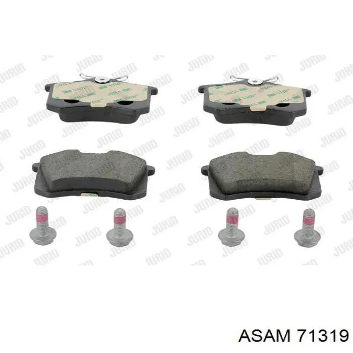 Pastillas traseras de freno Asam 71319 precio, desde 15,27 EUR