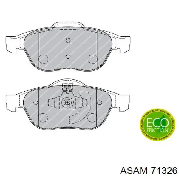 Pastillas de freno delanteras Renault Laguna 2 BG0, BG1