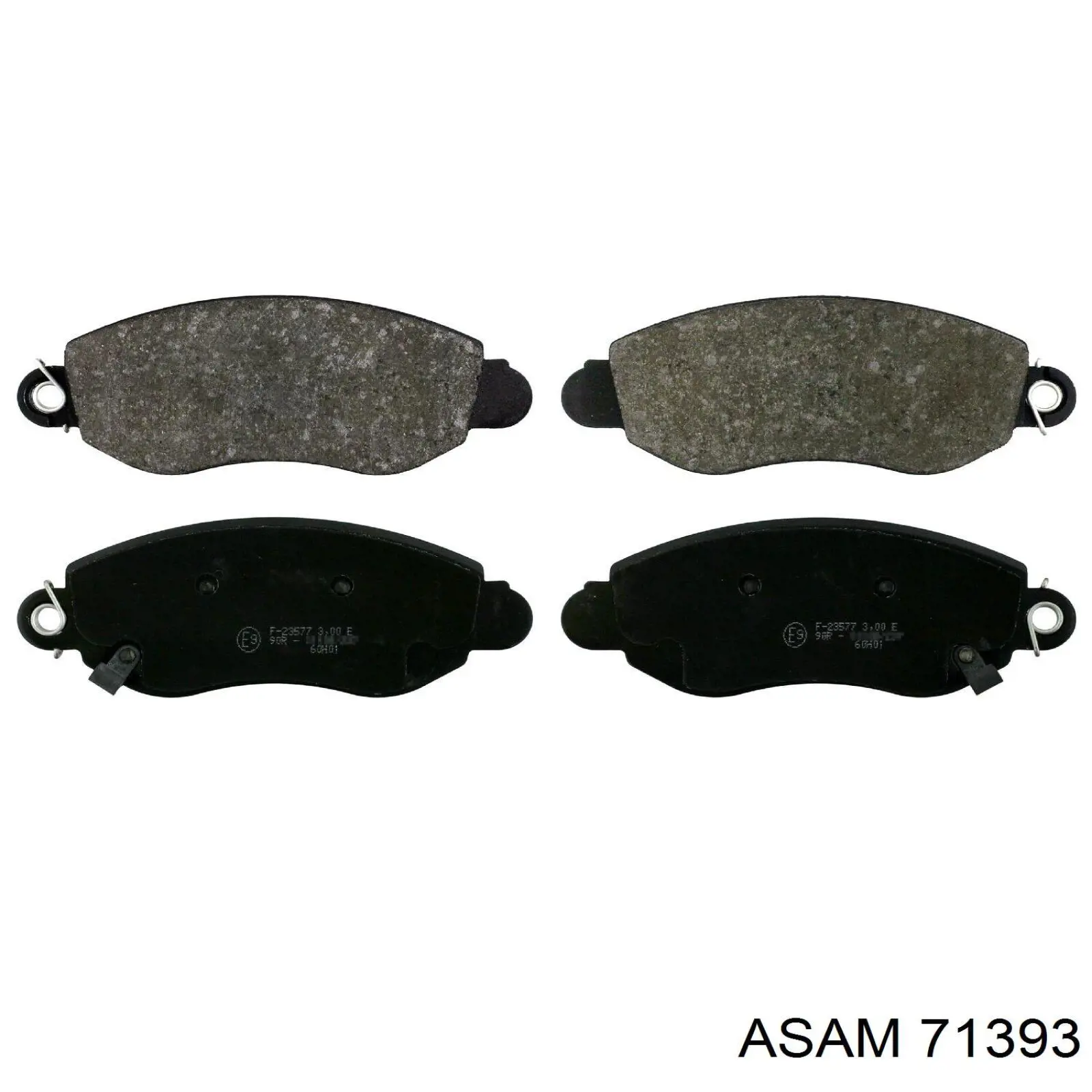 Pastillas de freno 71393 Asam