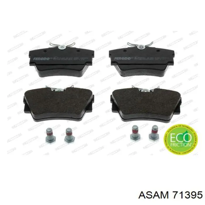 Pastillas traseras de freno Asam 71395 precio, desde 19,10 EUR
