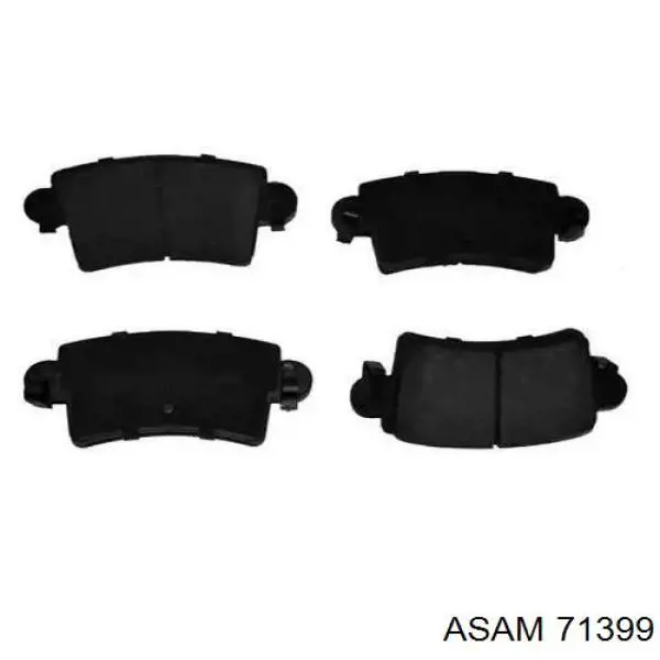 Pastillas traseras de freno Asam 71399 precio, desde 20,89 EUR