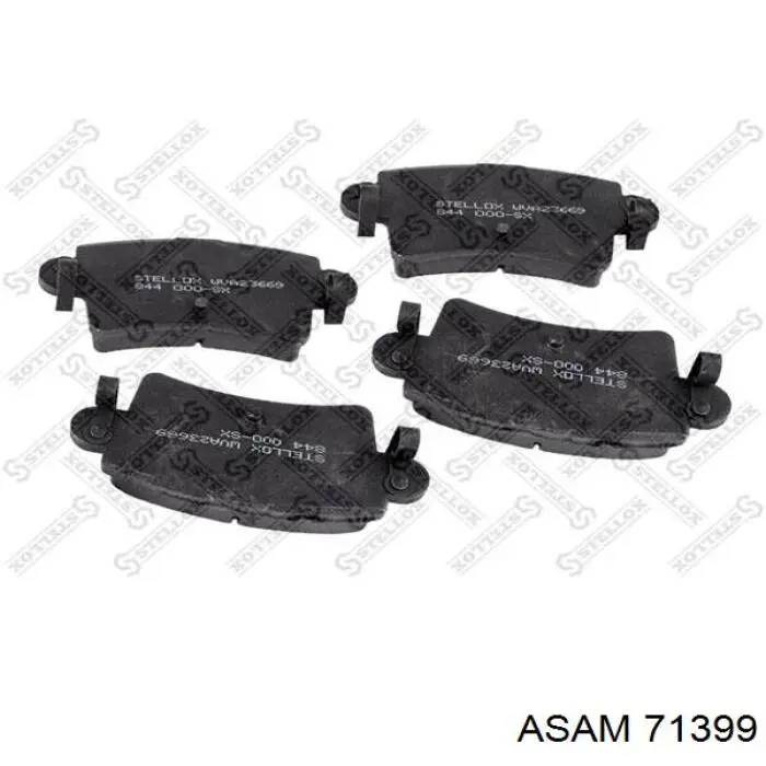 Comprar 71399 Asam Pastillas de freno traseras