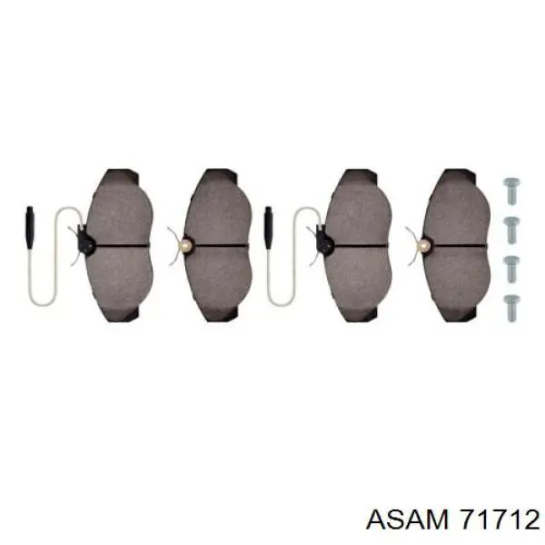 Pastillas freno delanteras Asam 71712 precio, desde 32,19 EUR