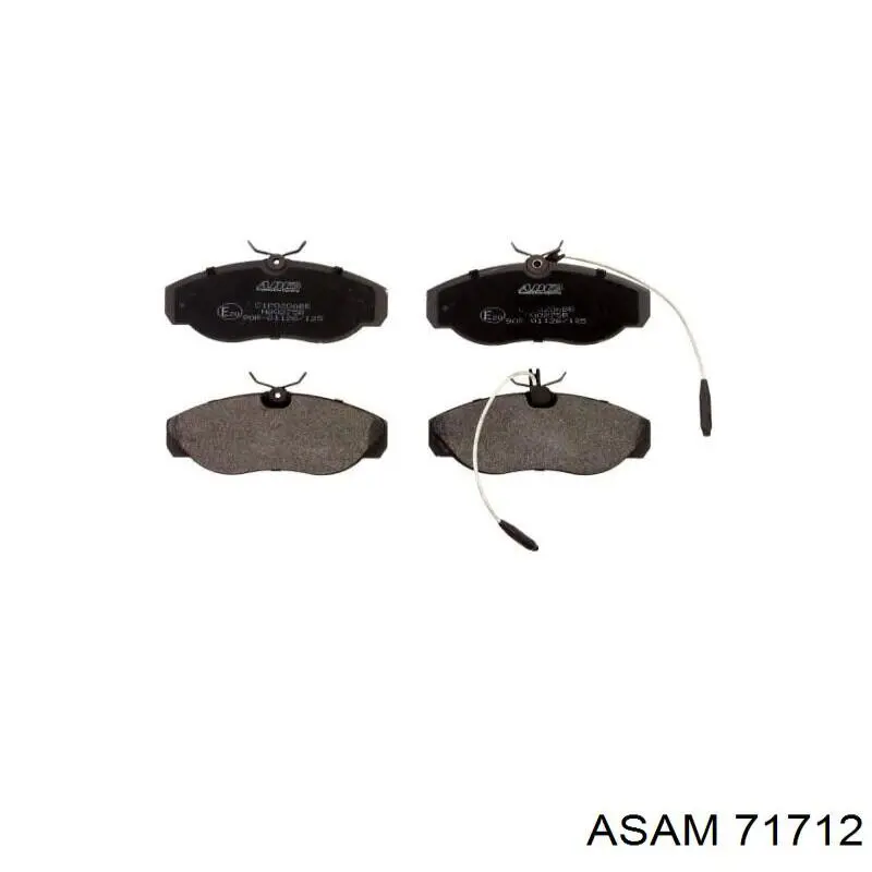 Pastillas de freno 71712 Asam