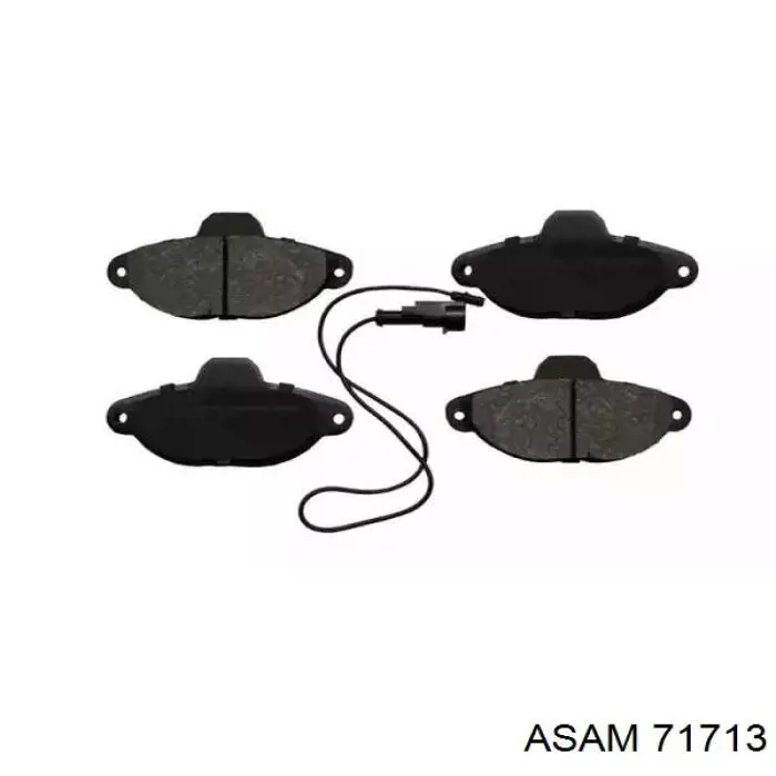 71713 Asam Pastillas delanteras