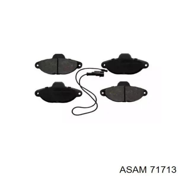 Pastillas freno delanteras Asam 71713 precio, desde 17,88 EUR