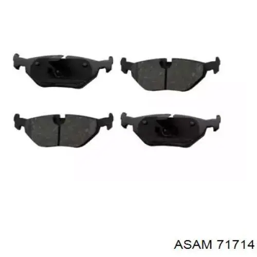 Comprar 71714 Asam Pastillas de freno traseras