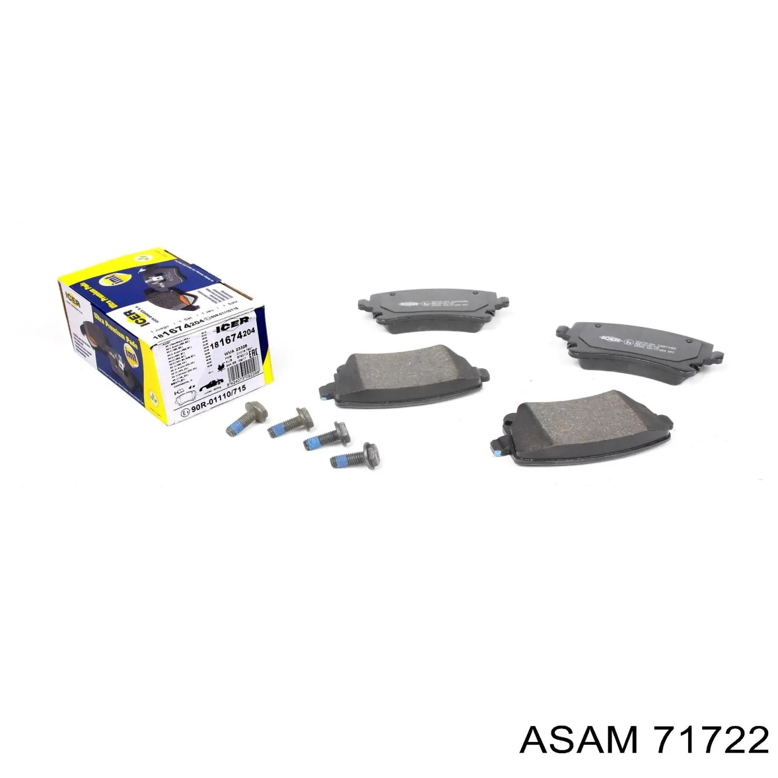 Comprar 71722 Asam Pastillas de freno traseras