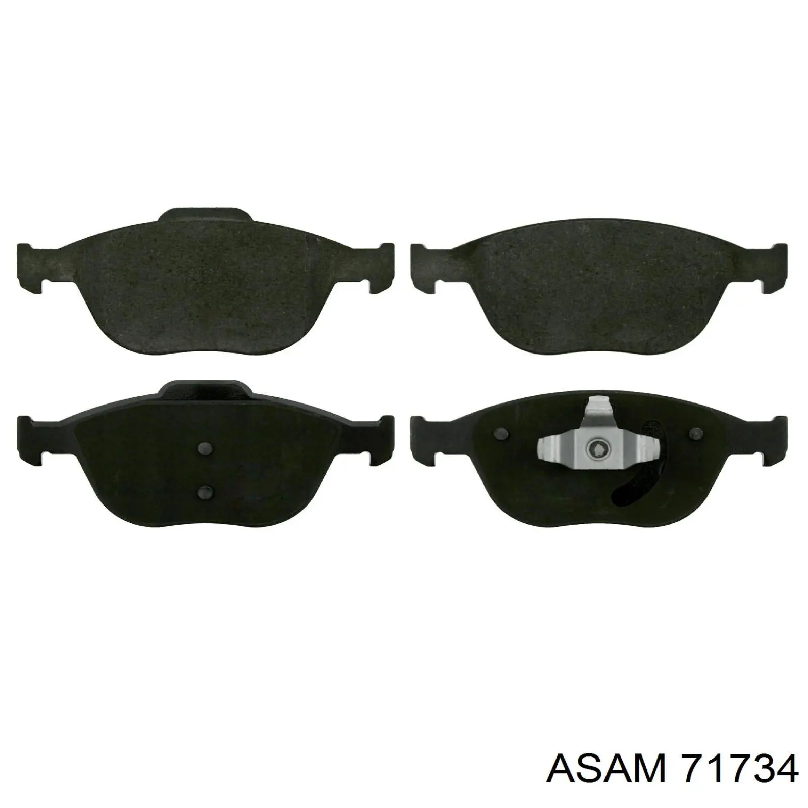 Comprar 71734 Asam Pastillas delanteras de freno