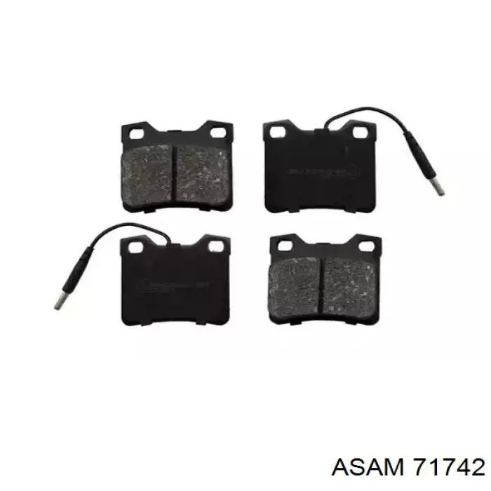 Pastillas traseras de freno Asam 71742 precio, desde 16,95 EUR