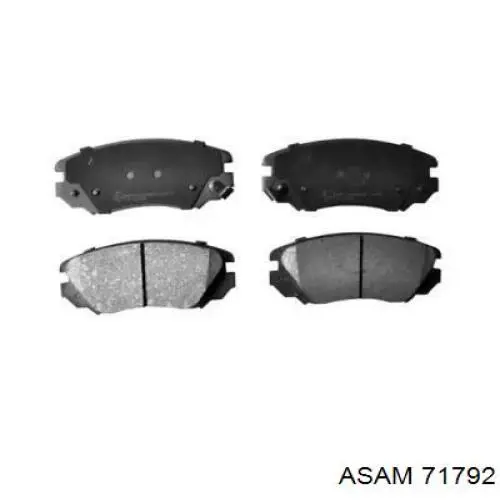 Comprar 71792 Asam Pastillas delanteras de freno