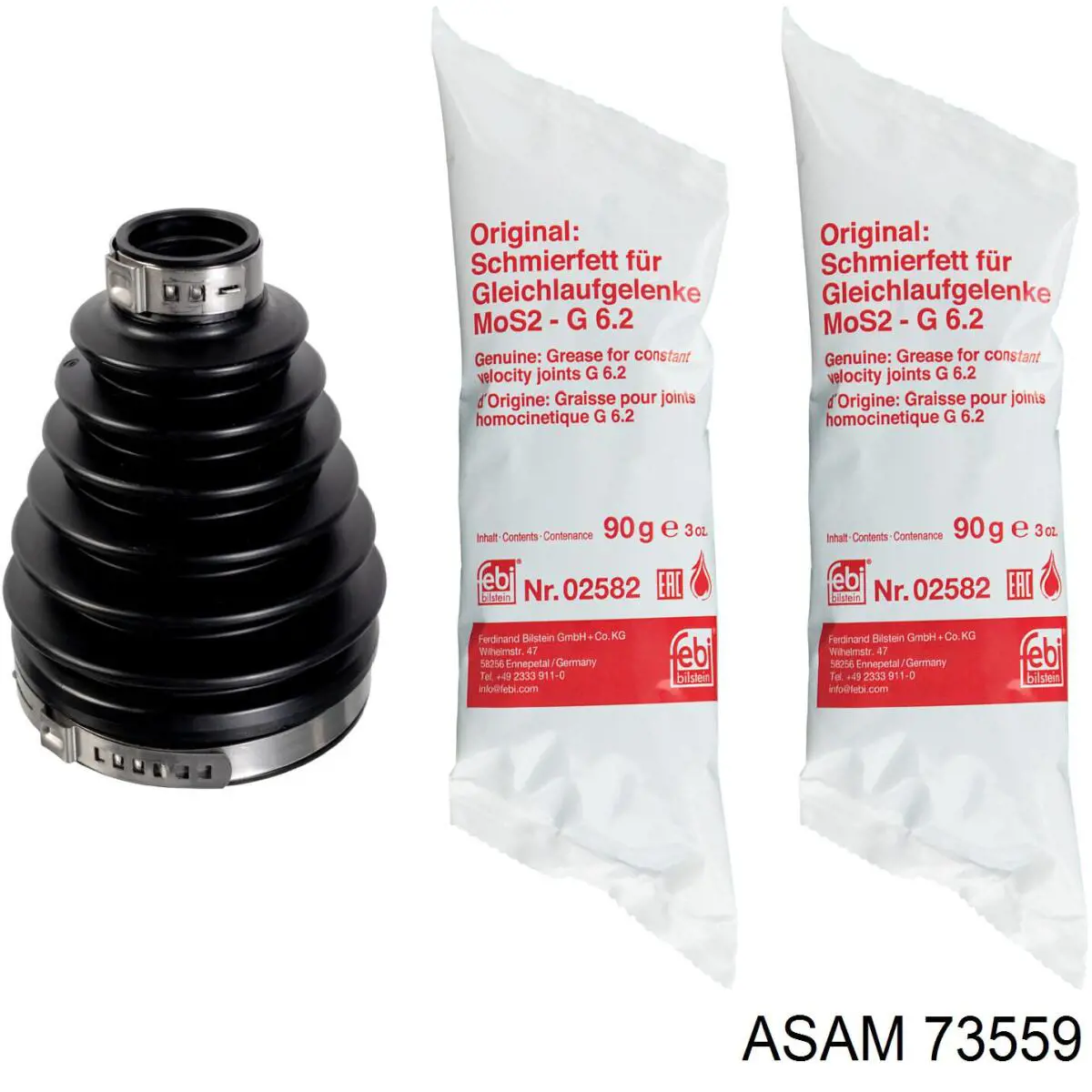 Fuelle de palier delantero exterior 73559 Asam