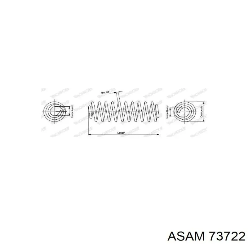 ZC3328H Japan Parts Muelle delantero