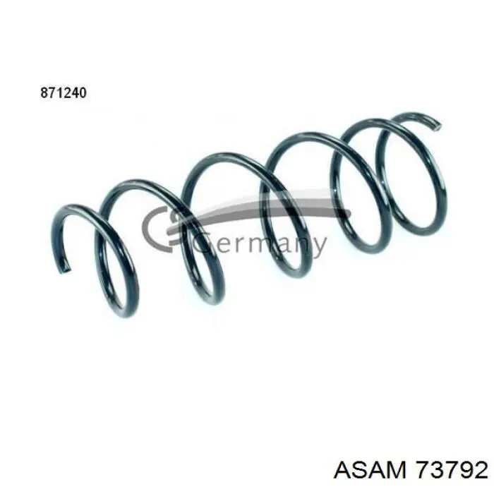 Muelle delantero Asam 73792 precio, desde 48,29 EUR