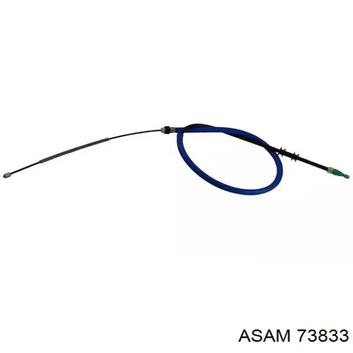 73833 Asam cable de freno de mano trasero derecho/izquierdo
