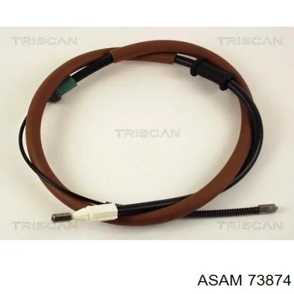 Cable de freno de mano trasero derecho 73874 Asam