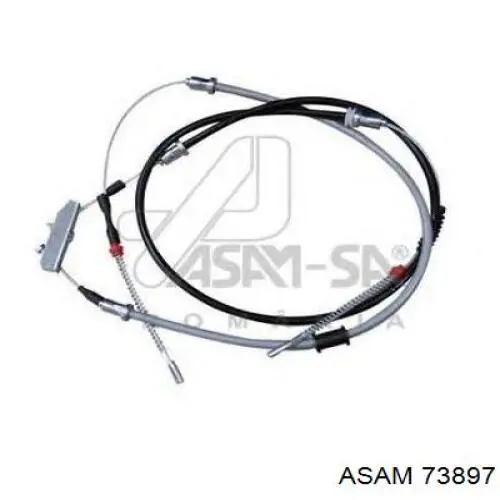 Cable de freno de mano trasero izquierdo 73897 Asam