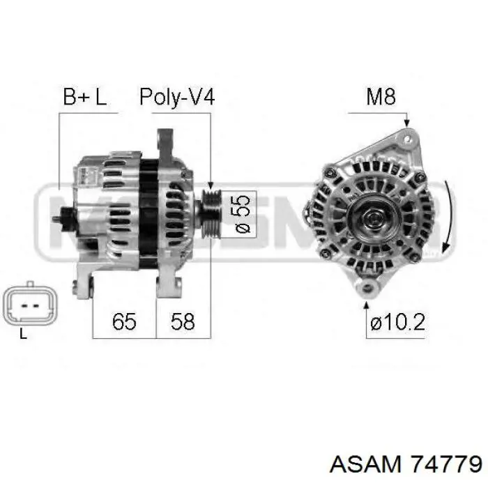 5515250 Meat&Doria alternador