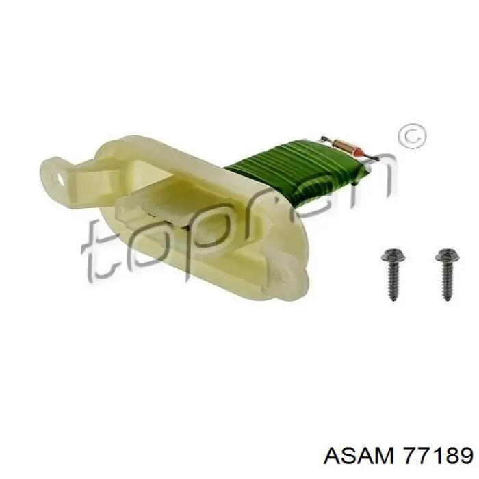 77189 Asam resitencia, ventilador habitáculo