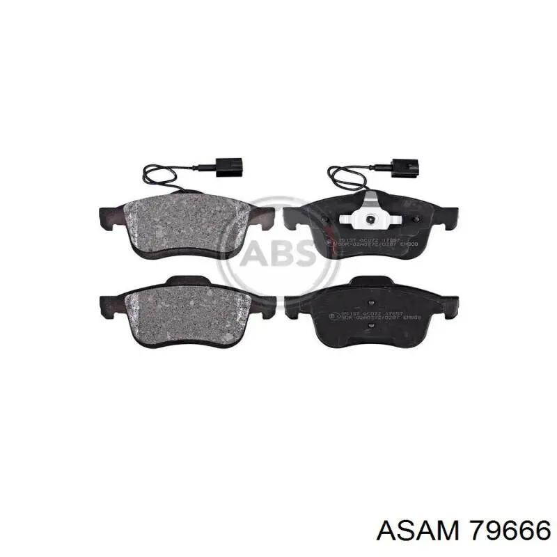 Pastillas de freno 79666 Asam