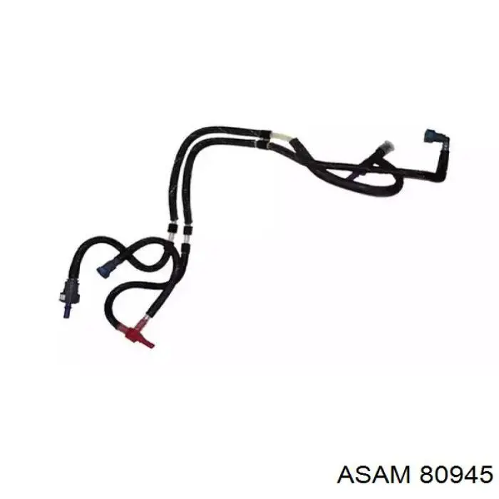 80945 Asam tubo de combustible, filtro hasta la bomba