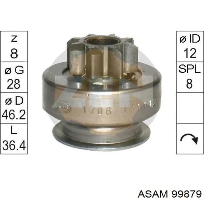 Escobilla de motor de arranque F032900271 Bosch