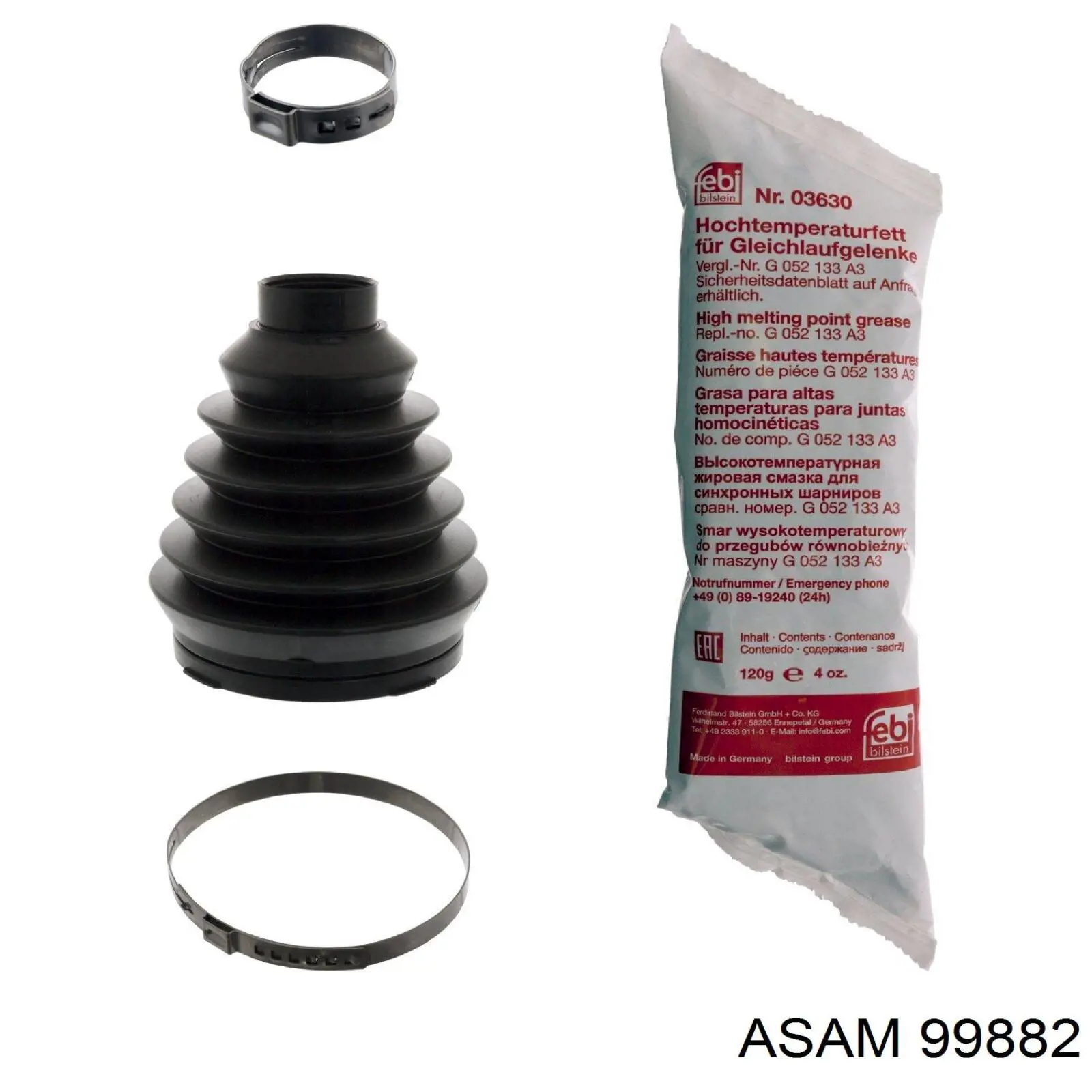 Fuelle, palier delantero exterior Asam 99882 precio, desde 12,05 EUR