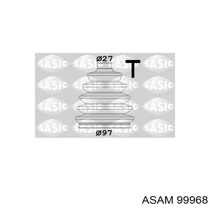 99968 Asam fuelle, árbol de transmisión exterior derecho