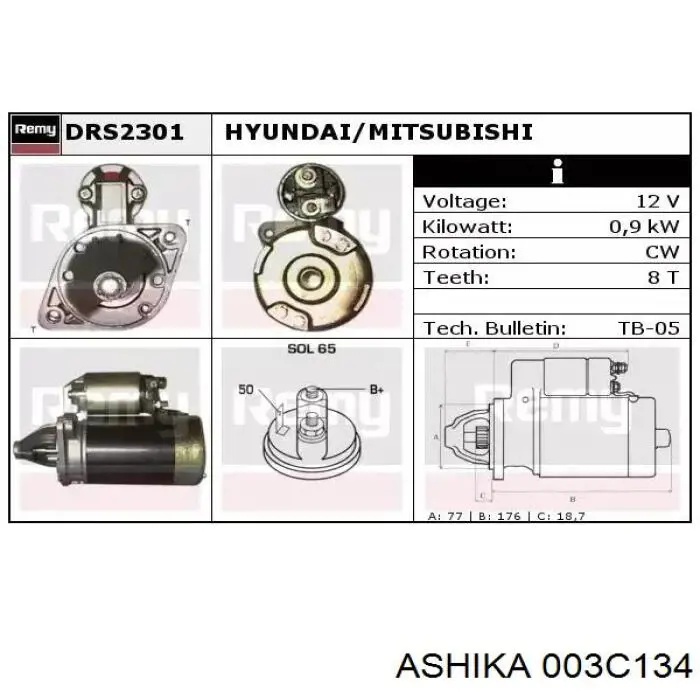 Comprar MD192228 Mitsubishi Motores de arranque