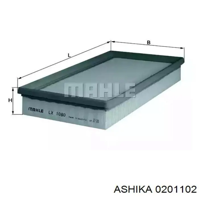 02-01-102 Ashika sensor de flujo de aire/medidor de flujo (flujo de aire masibo)