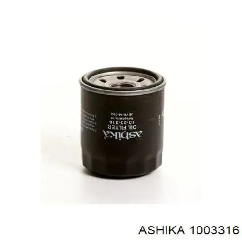 10-03-316 Ashika filtro de aceite