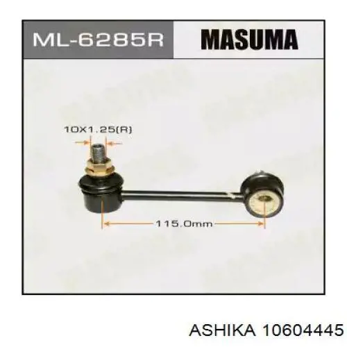 106-04-445 Ashika soporte de barra estabilizadora delantera