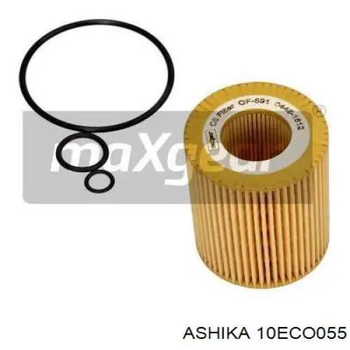 10-ECO055 Ashika filtro de aceite