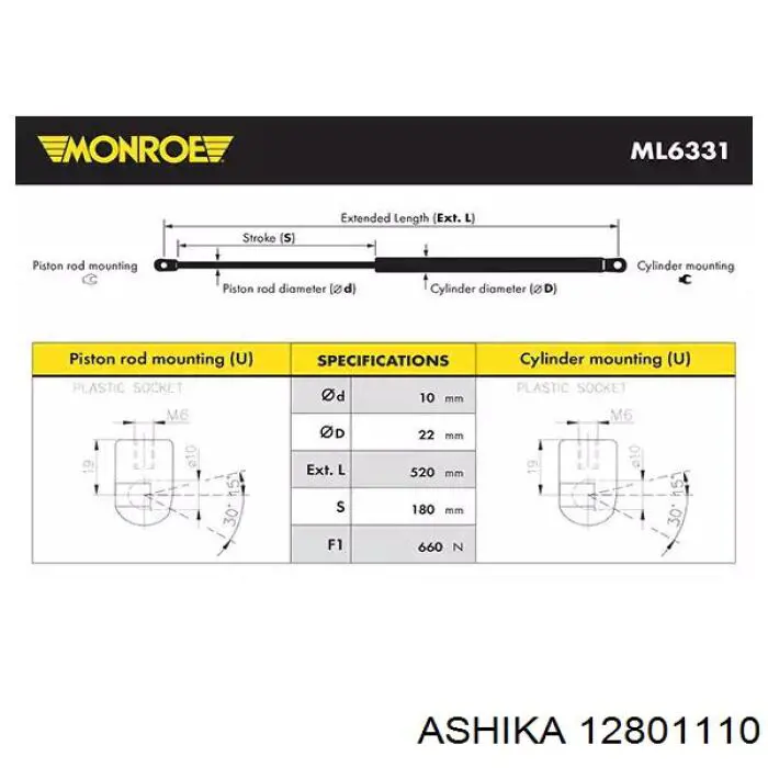 Tensor de correa poli V 12801110 Ashika