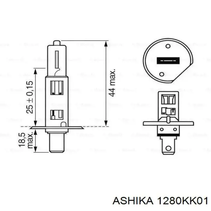 1280KK01 Ashika Tensor de correa de alternador