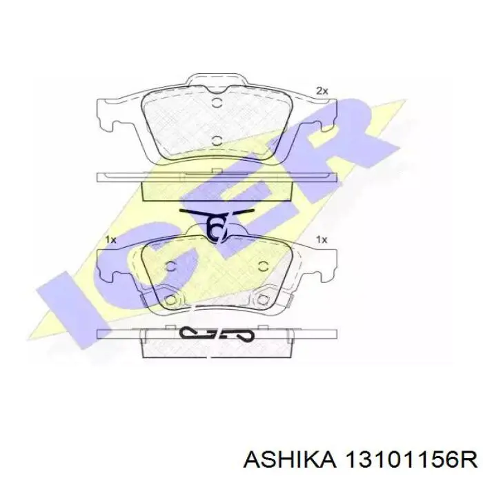 Cable de freno de mano trasero derecho 13101156R Ashika