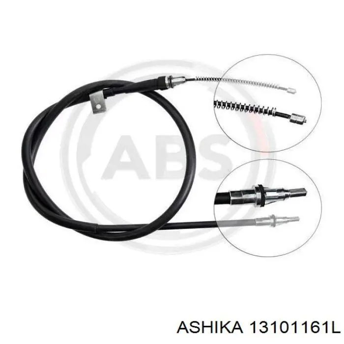 131-01-161L Ashika cable de freno de mano trasero izquierdo