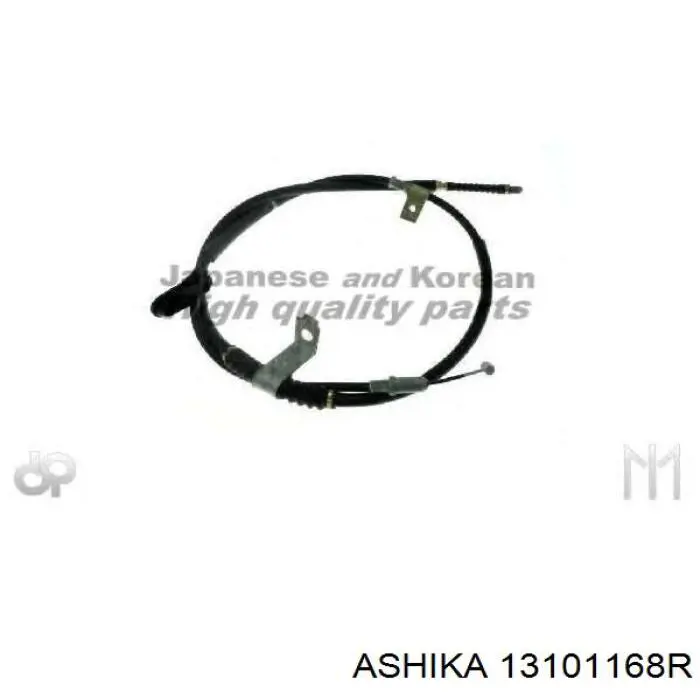 131-01-168R Ashika cable de freno de mano trasero derecho