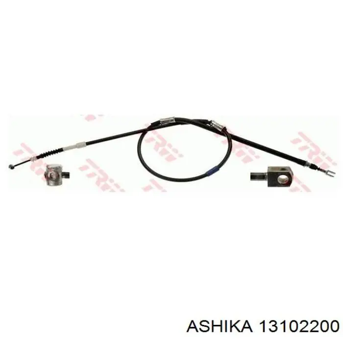 13102200 Ashika cable de freno de mano trasero derecho