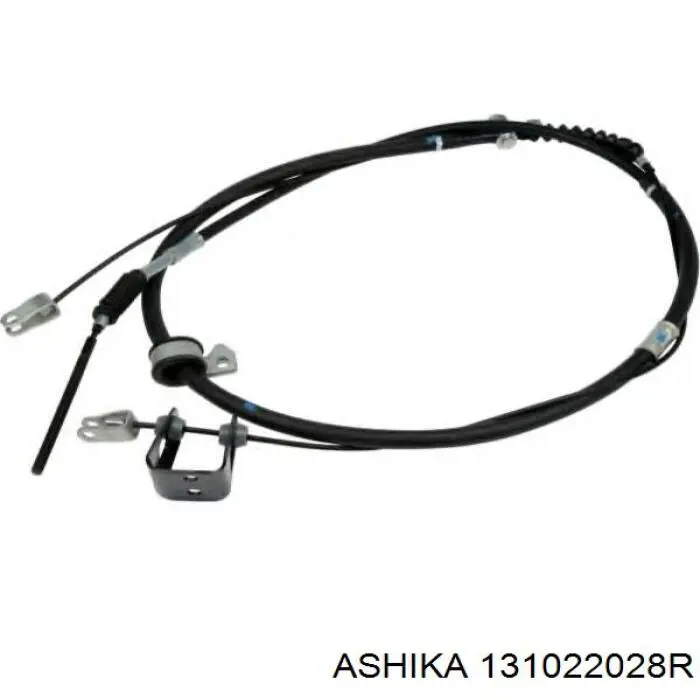 131-02-2028R Ashika cable de freno de mano trasero derecho