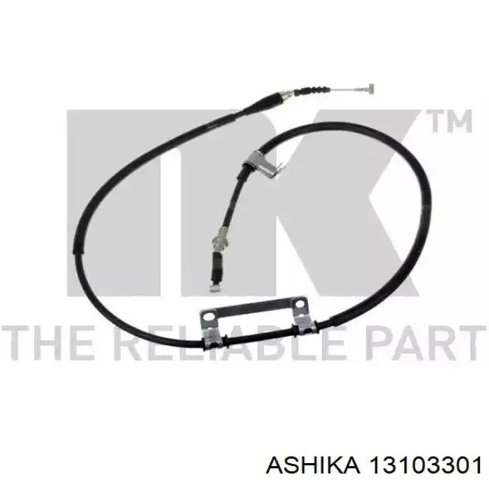 131-03-301 Ashika cable de freno de mano trasero izquierdo