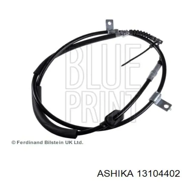 13104402 Ashika cable de freno de mano trasero izquierdo