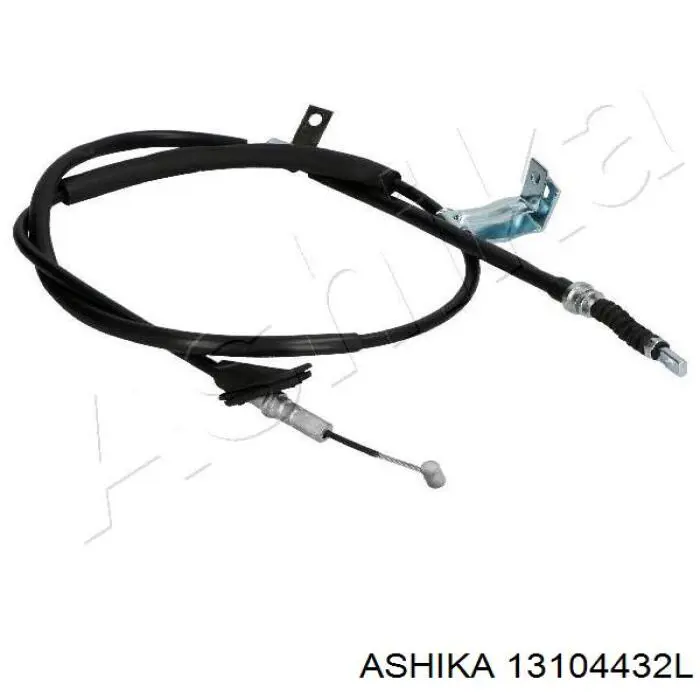 131-04-432L Ashika cable de freno de mano trasero izquierdo