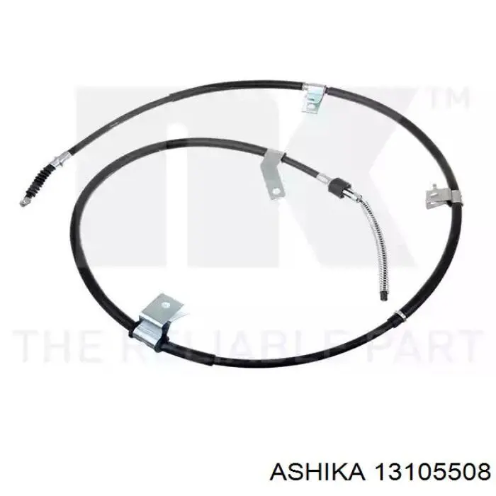 MR128203 Mitsubishi Cable de freno de mano trasero izquierdo