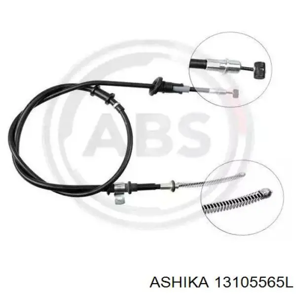 131-05-565L Ashika cable de freno de mano trasero izquierdo