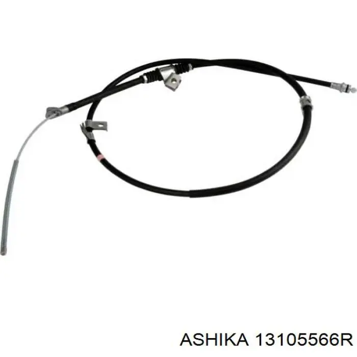 13105566R Ashika cable de freno de mano trasero derecho